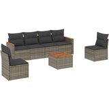  7-dijelni set vrtnih sofa sivi od poliratana | shoptok.hr
