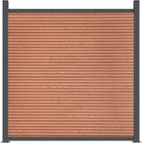 PANEL za ogradu smeđi 699 x 186 cm WPC | shoptok.hr