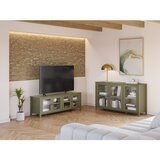 Marckeric Zelena vitrina od masivnog bora 142x80x40 cm Alessandra – | shoptok.hr