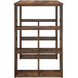  Stol s policom Dimljeni hrast 90 x 50 x 75 cm Konstruirano drvo | shoptok.hr