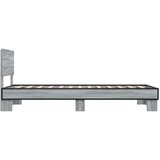  Okvir za krevet boja hrasta 75x190 cm konstruirano drvo i metal | shoptok.hr