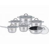 Shumee set jeklenih loncev 12 elementov zilner ZL-8102, (21385330) Cene