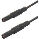 SKS Hirschmann 4 mm safety test lead\, 2x straight plugs\, 2\,5 mm²\, 50 cm, (20423254) Cene