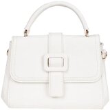 Shelvt White small handbag with gold elements | shoptok.hr