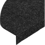  Samoljepljivi otirači za stepenice 20 kom crni 65x22,5x3,5 cm | shoptok.hr