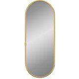  Zidno ogledalo zlatna 40x15 cm ovalno | shoptok.hr