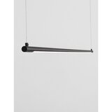Nova Luce Mat crna LED viseća svjetiljka aluminijska Elettra – | shoptok.hr