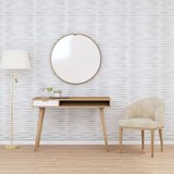  Stenski paneli 48 kosov beli 50x50 cm EPS 12 m² kamen | Shoptok.si