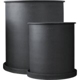 DBKD PLANT POT large, 2 seta - black Cene