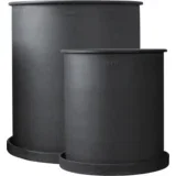 PLANT POT large, 2 seta - black