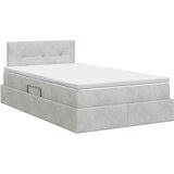  s od storage Svjetlosiva 120 x 200 cm Baršun | shoptok.hr
