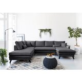 P & B SEDEŽNA GARNITURA, mikrovlakna barve grafita | Shoptok.si