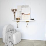 HANAH HOME edera - gold, white goldwhite wall shelf Cene