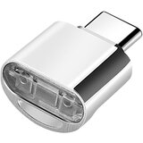 AVIZAR Citalec kartic Mini Micro SD / TF, adapter USB-C 3.1 - srebrn, (21261964) Cene