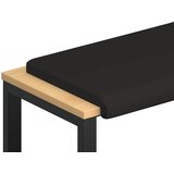  Jastučić za klupu Umjetna koža Crna Dubina 35 cm | shoptok.hr