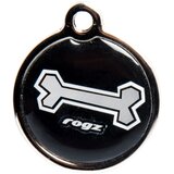 Rogz metalni privezak-adresar za pse i mačke, za graviranje L — 3.1 cm Srebrni gekoni | Eponuda.com