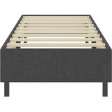  Krevet od tkanine s oprugama tamnosivi 100 x 200 cm | shoptok.hr