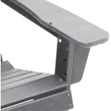 vidaXL Adirondack stoli 2 kosi Svetlo sivi 74x82x90 cm HDPE | Shoptok.si