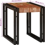 vidaXL Gnezditvene Mize 3 kosa iz trdnega recikliranega lesa | Shoptok.si
