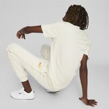Puma Tehnička sportska majica 'ESS+' ecru/prljavo bijela / zlatna | shoptok.hr