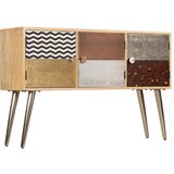 Maison Chic Komoda - Predalnik - Oprema 120x30x75 cm trden mangov les, (21720196) | Shoptok.si