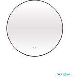 Hidrosan Led ogledalo sa crnim ramom i funkcijom odmagljivanja fi60cm Hidro | Eponuda.com