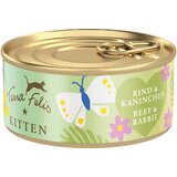 Terra Felis Kitten 18 x 70 g - Govedina in zajec | Shoptok.si