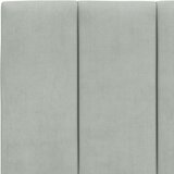 vidaXL Posteljni okvir z LED lučkami svetlo siva 200x200 cm žamet | Shoptok.si