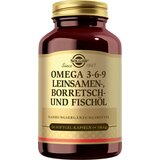 Solgar Omega 3-6-9 laneno, boražino i riblje ulje - 60 Gel-kapsule | shoptok.hr