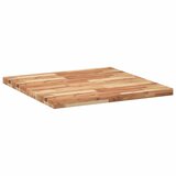 Stolna ploča četvrtasta 80x80x4 cm od masivnog drva bagrema | shoptok.hr