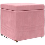  Stolica Ružičasta 41 x 41 x 40 cm Svileni i Fino Radeći Drvo | Eponuda.com