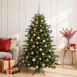  Umjetno božićno drvce s kuglicom 120 cm 150 LED lampica - 120 cm s LED-ima i ružičastim lopticama | shoptok.hr
