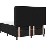  Krevet s opruga kutije s jastukom Crna 190 x 140 cm tkanina | shoptok.hr