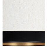  plafonski luster natia 1xE27/60W/230V, prečnik 45 cm, bela/crna | Eponuda.com