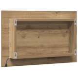 vidaXL kopalniška omarica z ogledalom z led artisan hrast 60x8,5x38 cm | Shoptok.si