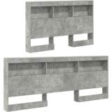  Skladišno uzglavlje Beton siva 120 cm Konstruirano drvo | shoptok.hr
