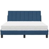  Krevet s madracem Hanko plavi 140 x 190 cm od tkanine | shoptok.hr