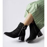 Gemre Black ankle boots with low block heel Bédard | ePonuda.com
