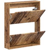  Ormar za cipele na zidu DELFT 71 x 17 x 86 cm Konstruirano drvo - Staro drvo | shoptok.hr