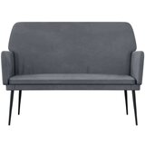  Klop temno siva 108x79x79 cm žamet, (20697753) | Shoptok.si