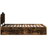  Konstrukcija postelje z vzglavjem Dimljeni oreh 120 x 200 cm, (5000102424) | Shoptok.si