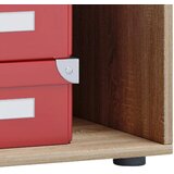 P & B PISARNIŠKI REGAL 70/105/37 cm hrast sonoma | Shoptok.si
