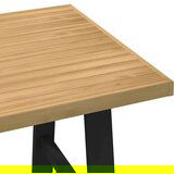 vidaXL Jedilna miza NOAIN 160x90x75 cm trdna borovina | Shoptok.si