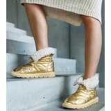 Gemre Golden insulated snow boots with a drawstring Caellita | shoptok.hr