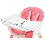 Kinderkraft otroški stol za hranjenje 2v1 sienna™ pink | Shoptok.si