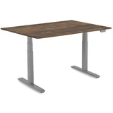Podesivi radni stol IPOHOME PREMIUM PLUS Siva - Rustikalno smeđa - 160x80cm