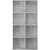 vidaXL Ormarić za knjige / komoda boja betona 66x30x130 cm od iverice | shoptok.hr