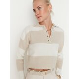 Trendyol Ženski džemper, Bež-beli | ePonuda.com
