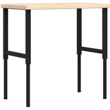  Radni stol 100x60x(73-99,5) cm od masivne hrastovine pravokutni | shoptok.hr