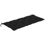  Zložljiva vrtna klop z blazino 118 cm bambus, (20804000) | Shoptok.si